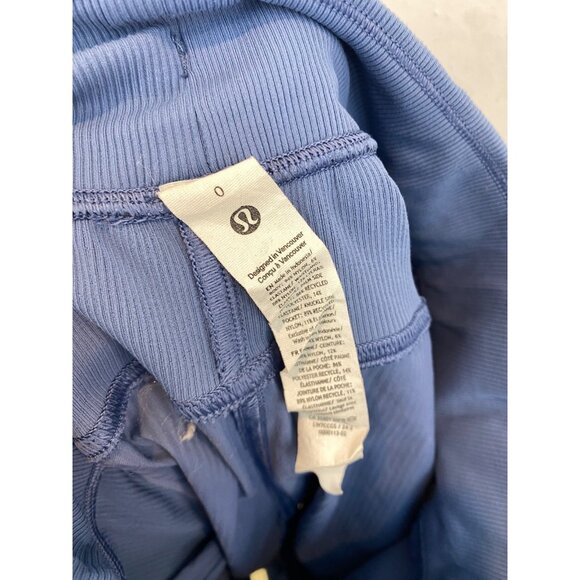 Lululemon Dance Studio High-Rise Short 3.5" Oasis Blue Women's Size 0 - Picture 5 of 7
